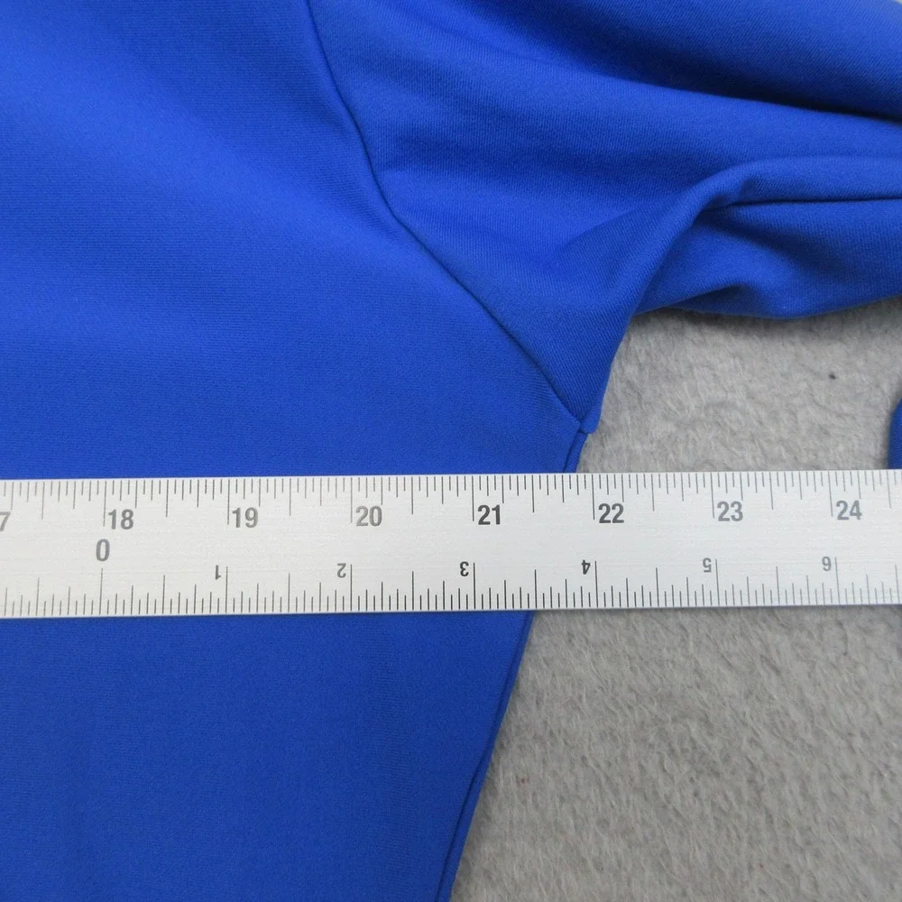 Vintage Under Armour Base Layer Shirt Mens XXL Blue Compression Mock Neck Y2K